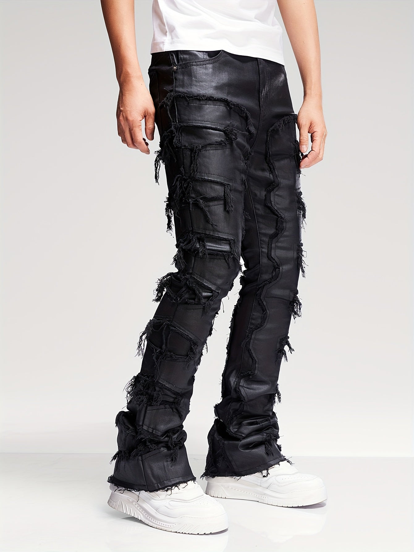 Mid Stretch Slim Fit Jeans for Men - Chic Street Style