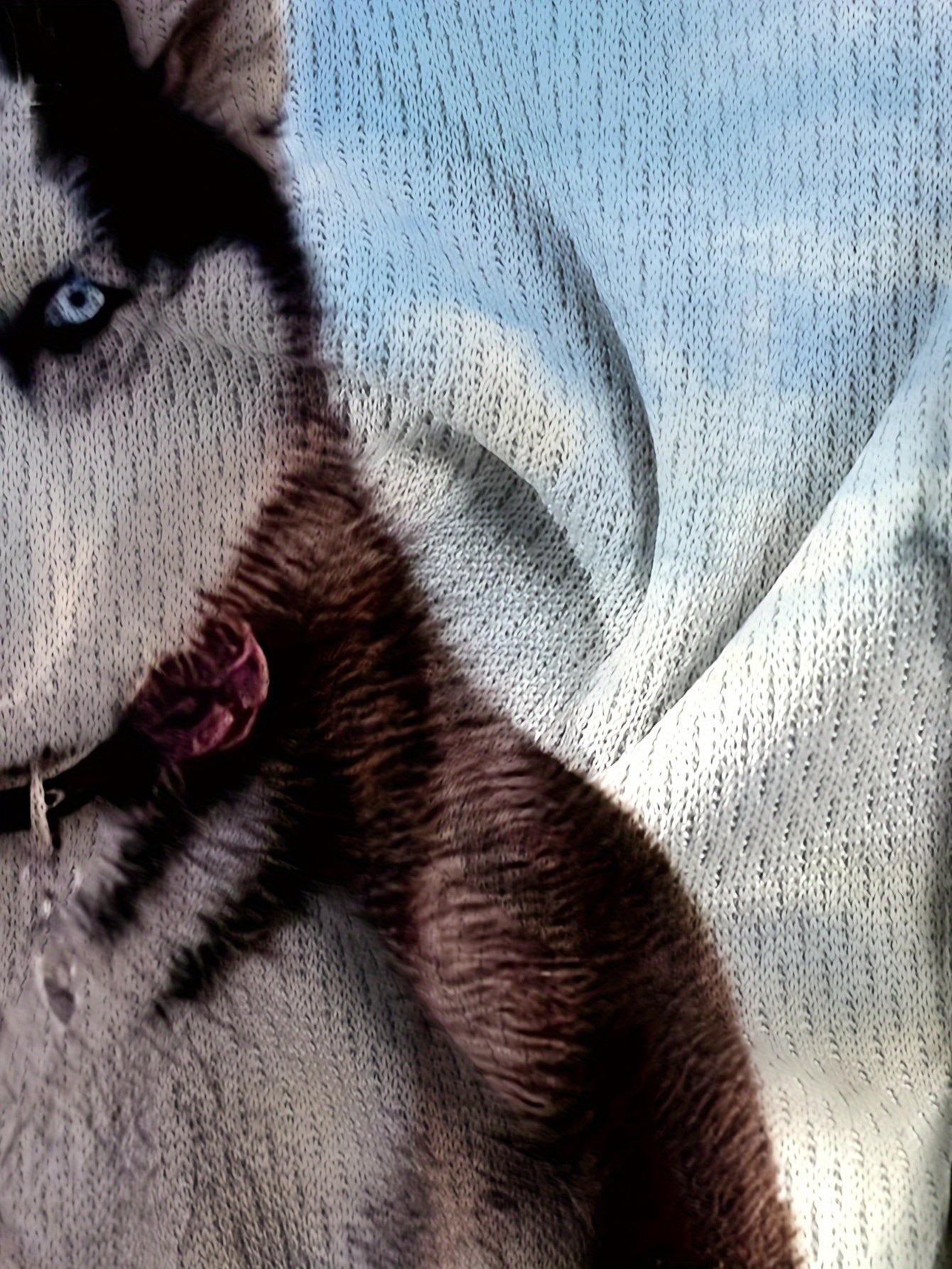 3D Husky Graphic T-Shirt for Men | Casual & Comfort Fit | Easy-Care Summer Crew Neck Tee