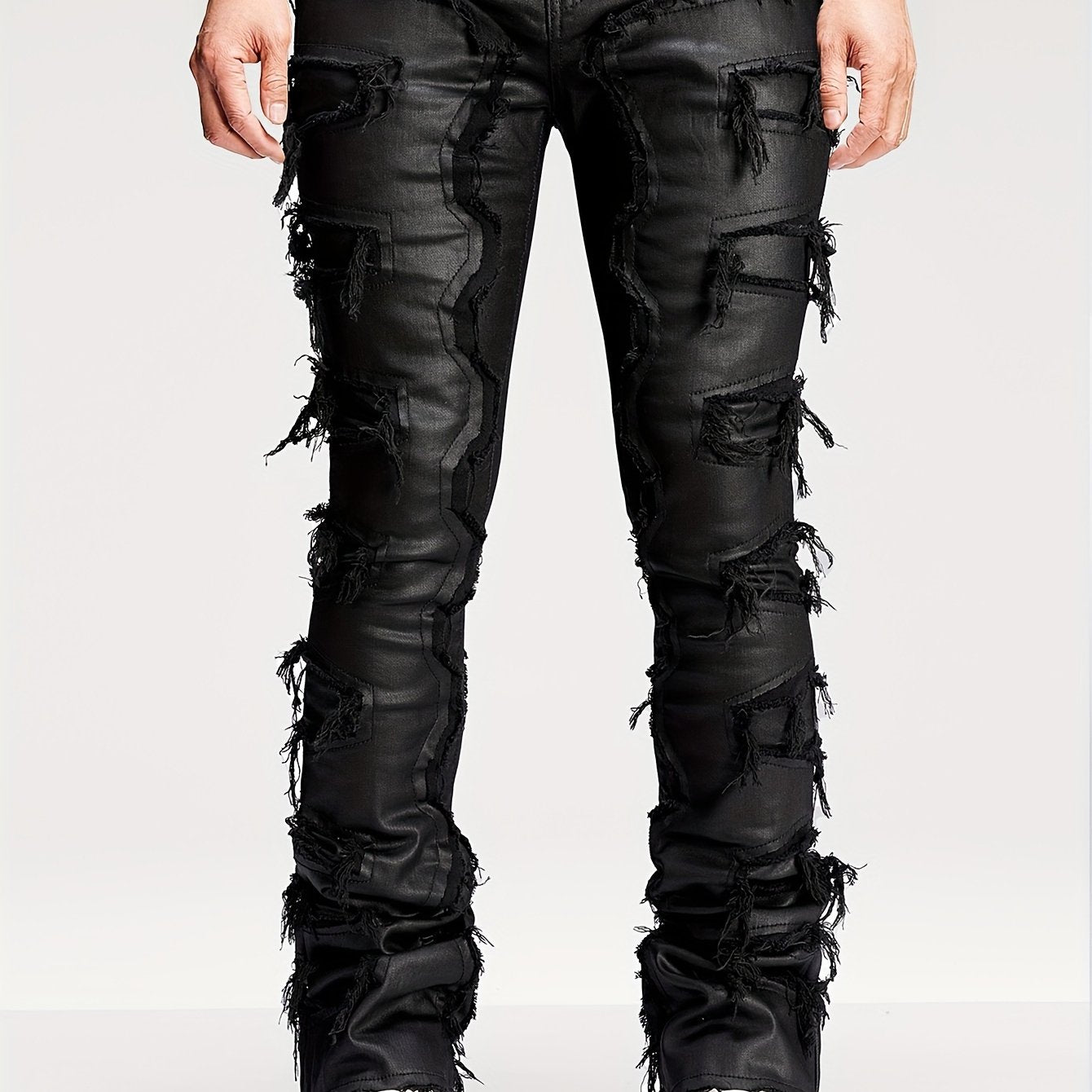 Mid Stretch Slim Fit Jeans for Men - Chic Street Style