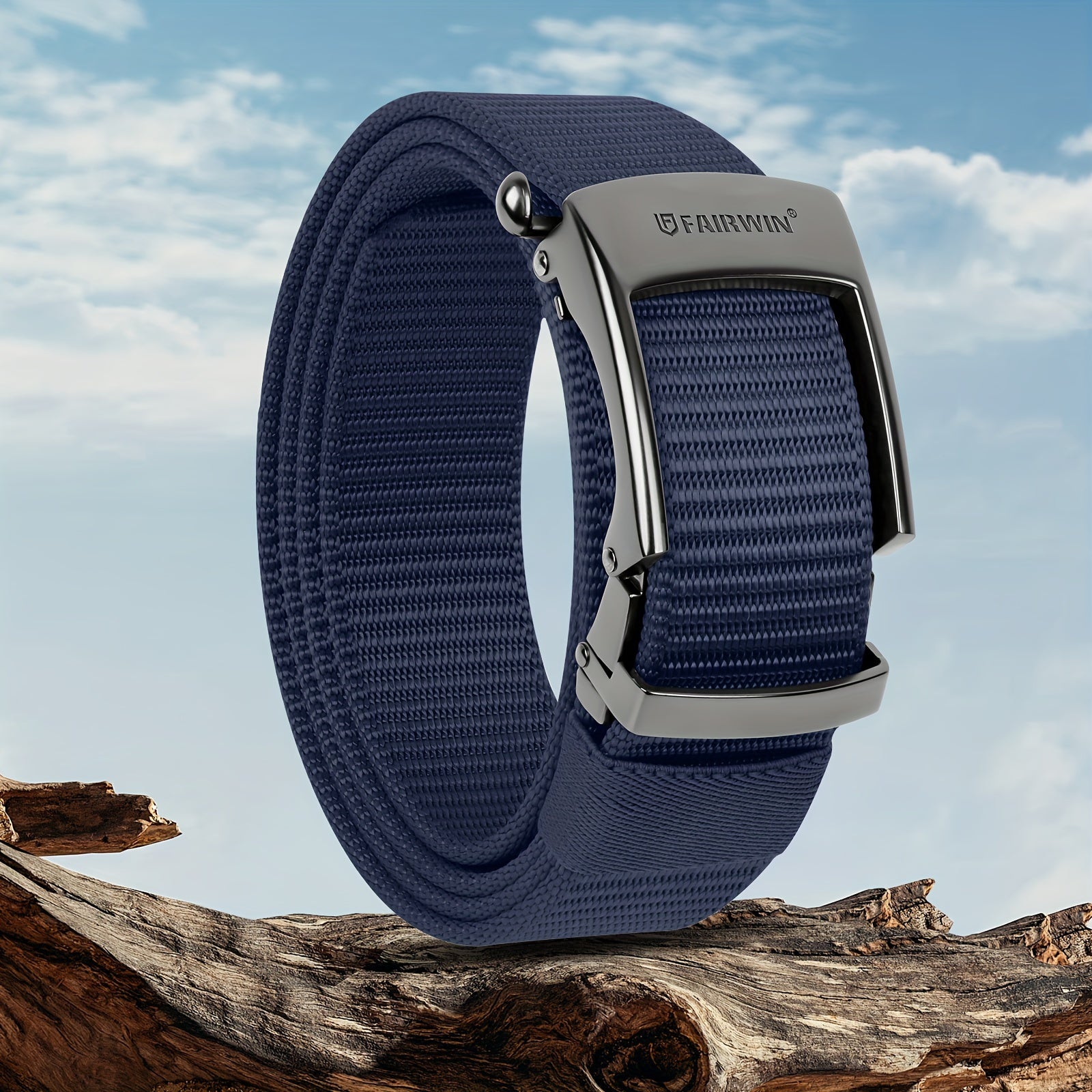 Men's Belts Casual Ratchet Nylon Belts For Men Golf Big And Tall Men's Belts Designer Blue Belt Ratcheting Webbing