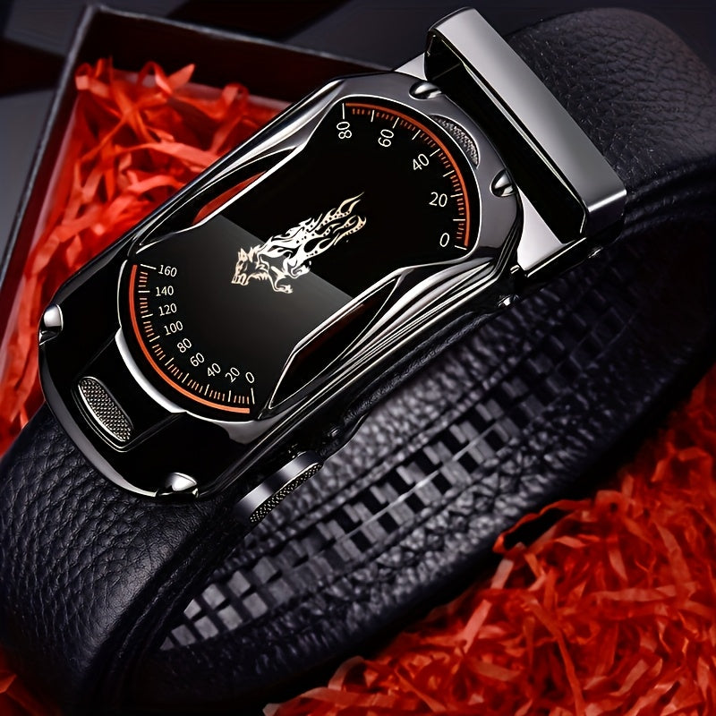 Ratchet Belts for Men Adjustable Designer Belts for Suits and Jeans