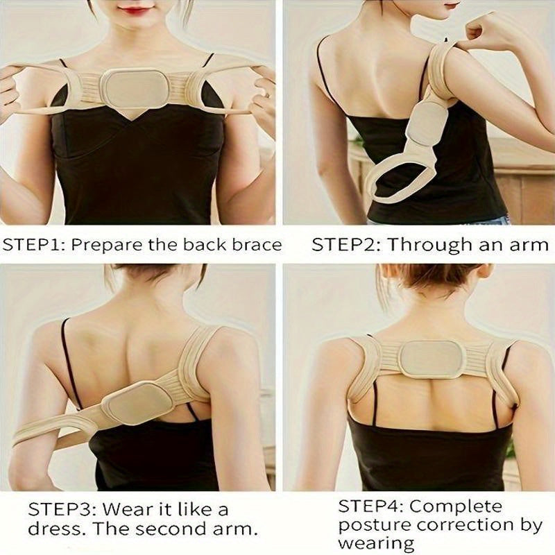 Adjustable Posture Correction Belts For Men And Women - Hunchback Relief, Back Support Brace, Hand Wash Only