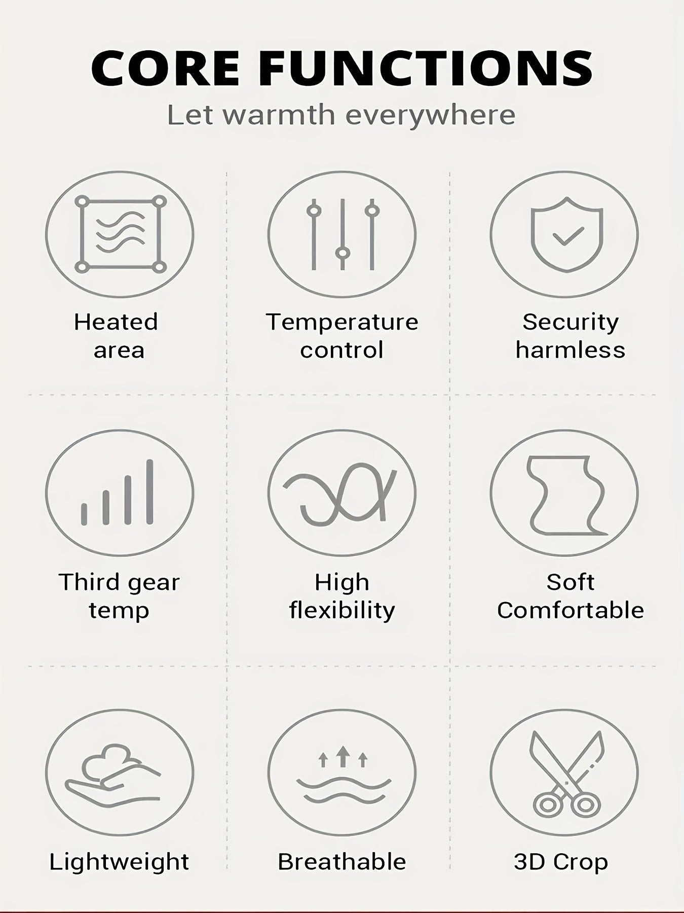 USB-Powered Smart Heating Jacket - Warm, Constant Temperature