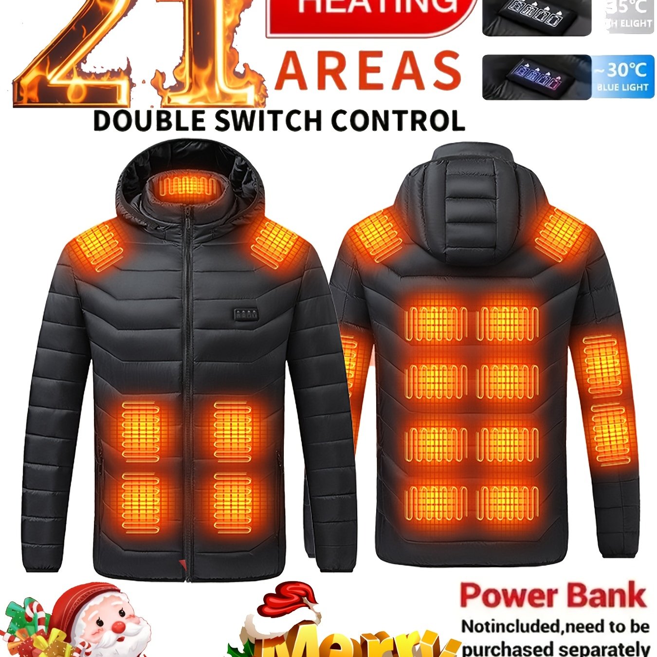 USB-Powered Smart Heating Jacket - Warm, Constant Temperature
