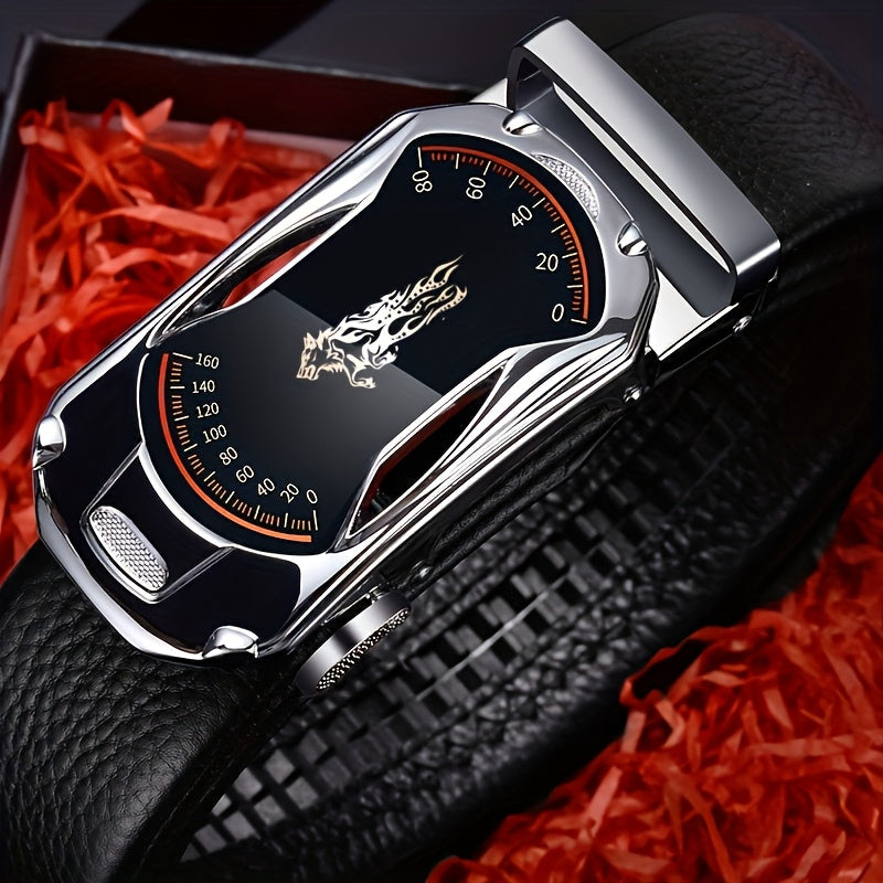 Ratchet Belts for Men Adjustable Designer Belts for Suits and Jeans