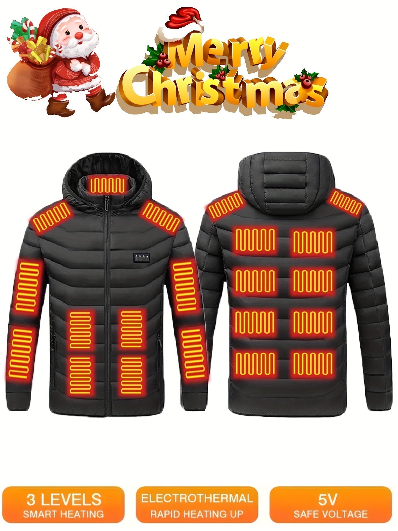 USB-Powered Smart Heating Jacket - Warm, Constant Temperature