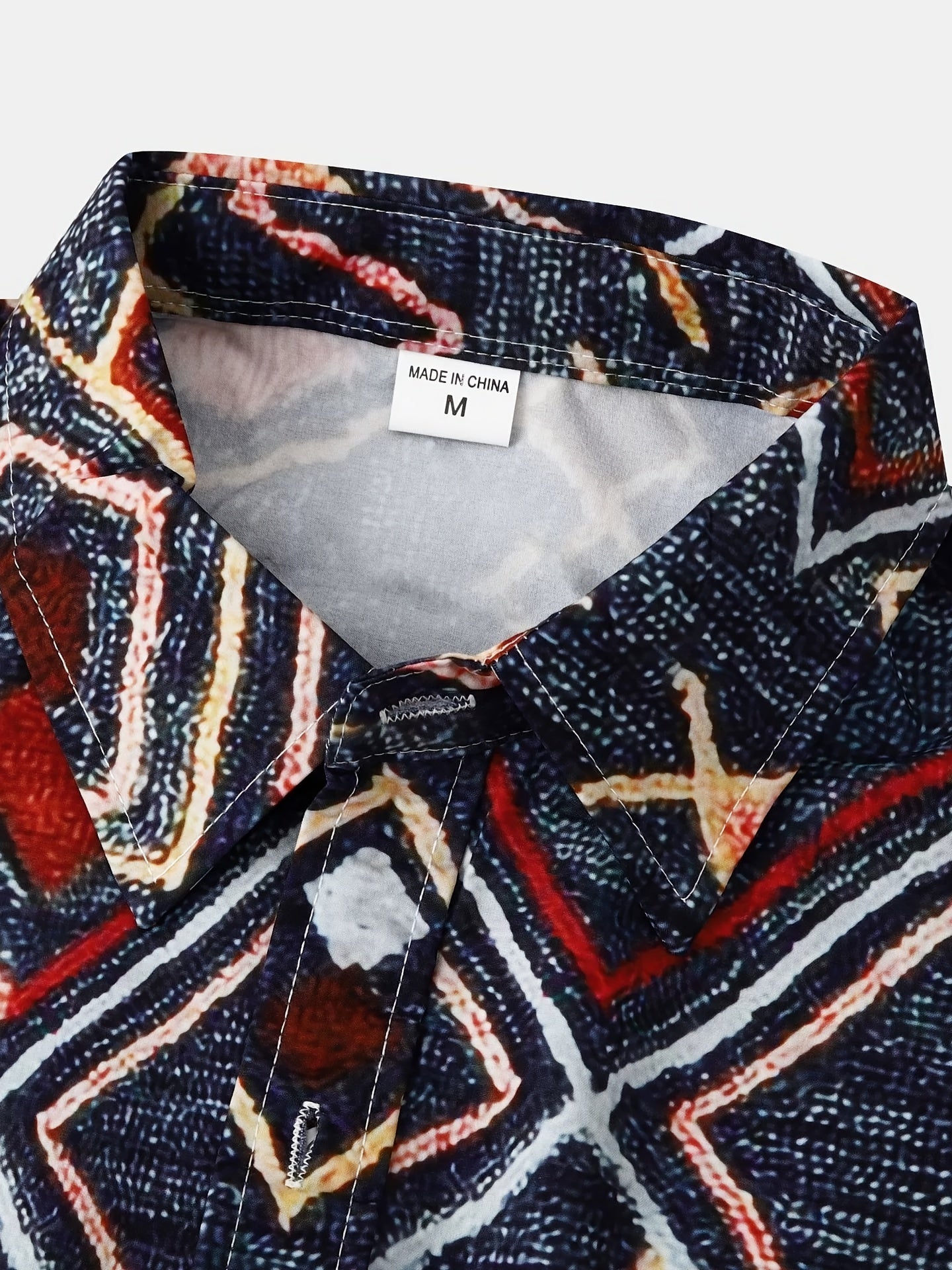 Vibrant Floral Print Short Sleeve Shirt for Men - Relaxed Fit, Cotton Blend